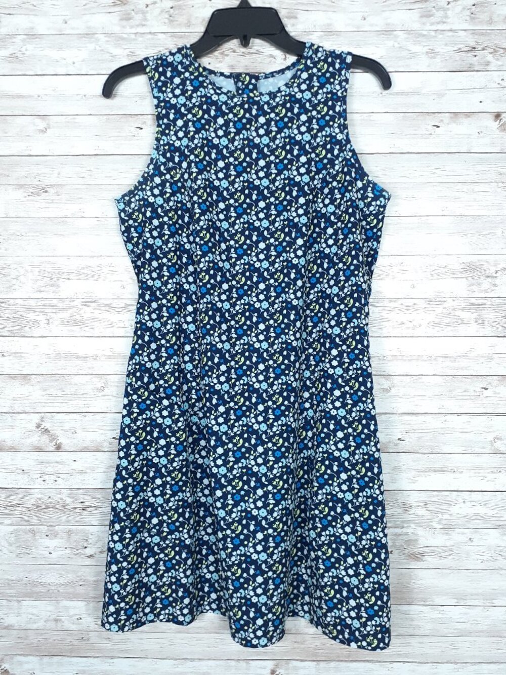 Addison Bay Panama Mini Dress XXS Sleeveless Racerback Floral Back Zip 928A
